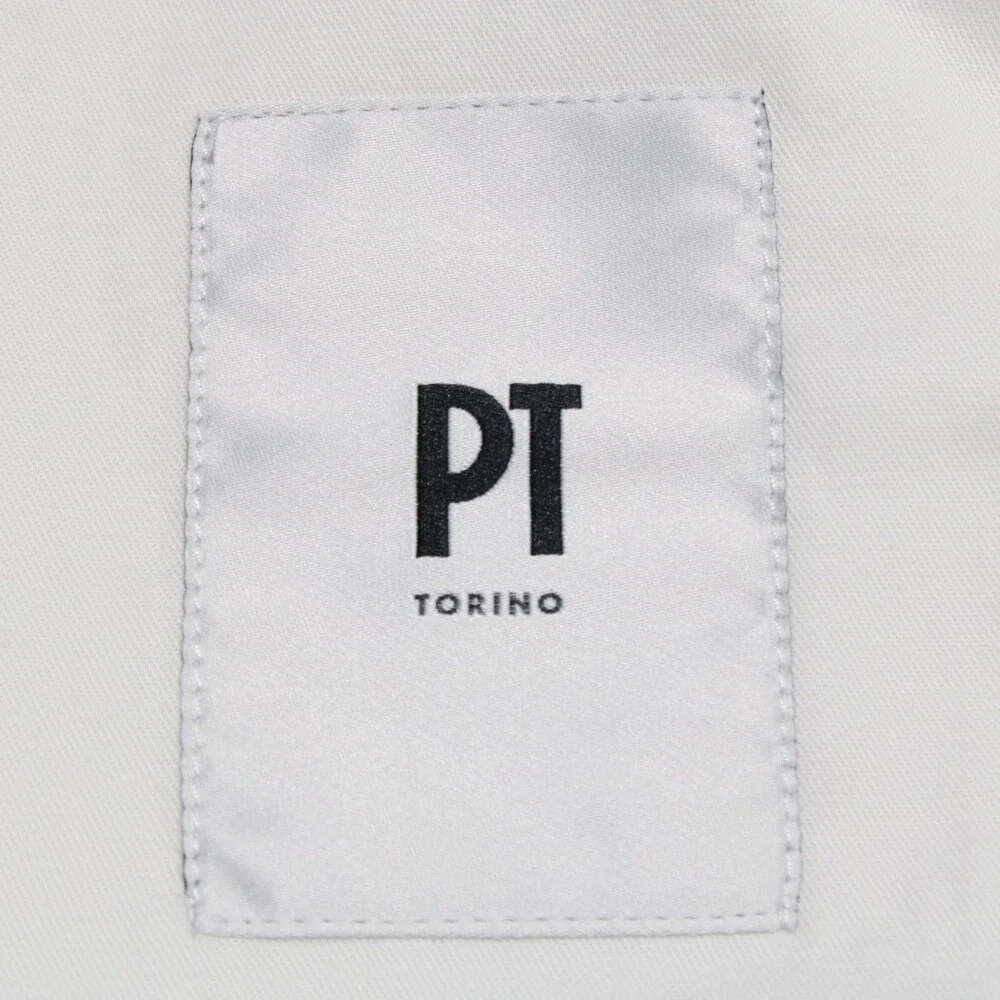 PT Torino NWT Chinos / Casual Pants Size 48 (US 32) Slim in Blue & White Stripes